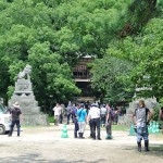 ロケ風景_志都岐山神社